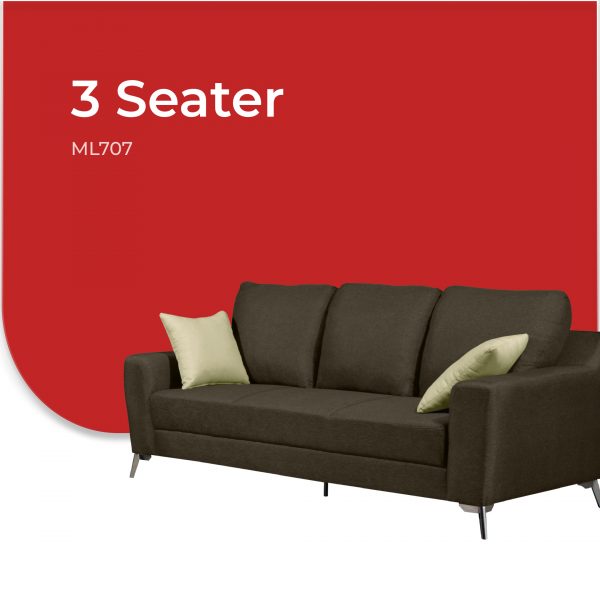 Goodnite 3 Seater Fabric Sofa