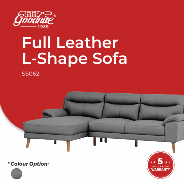 Goodnite Full Leather L-Shape Sofa